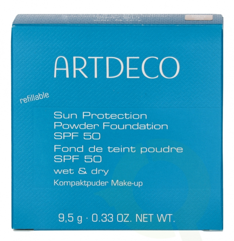 Artdeco Sun Protection Powder Wet&Dry SPF50 9.5 g #90 Light Sand