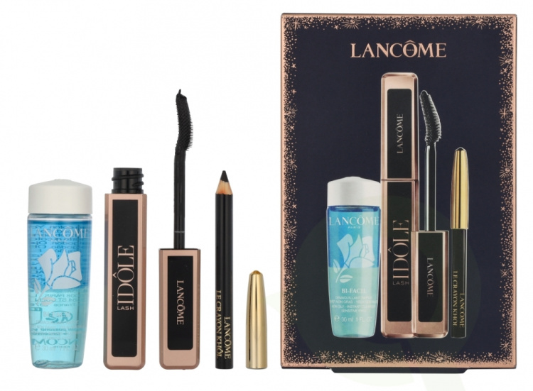 Lancome Lash Idole Mascara Routine Giftset 38.7 ml Mascara 8ml /Makeup Remover 30ml/Khol Eye Pen 0,7g