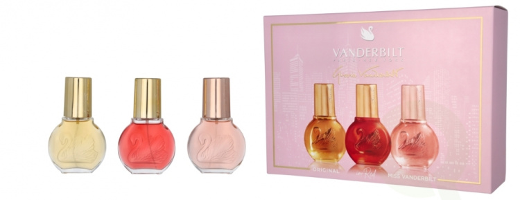 Gloria Vanderbilt Discovery Giftset 90 ml Edt Spray 30ml/In Red Edt Spray 30ml/Miss Vanderbilt Edt Spray 30ml