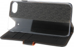 Insmat Exclusive Flip Case Plånboksfodral till iPhone 6 / 6s / 7 / 8 / SE, svart / orange
