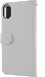 Insmat Exclusive Flip Case plånboksfodral, iPhone X / Xs, vit