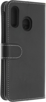 Insmat Exklusivt Flip Case plånboksfodral, Samsung Galaxy A40, svart Insmat Exklusivt Flip Case plånboksfodral, Samsung Galaxy A40, svart