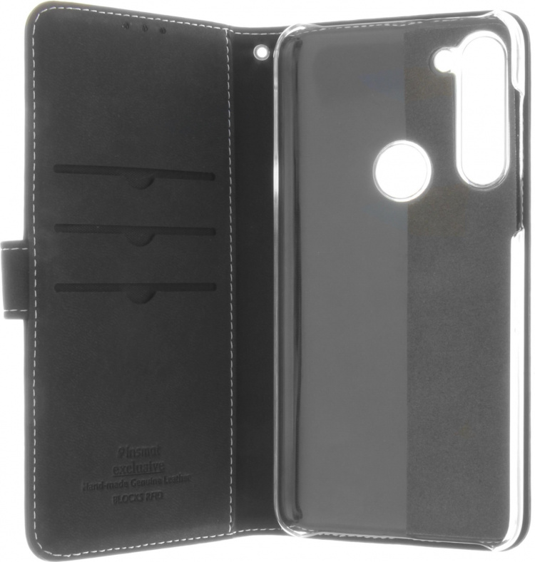 Insmat Exklusivt Flip Case Plånboksfodral Motorola Moto G8 Power, svart Insmat Exklusivt Flip Case Plånboksfodral Motorola Moto G8 Power, svart