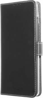Insmat Exklusivt Flip Case plånboksfodral, Samsung Galaxy A71, svart