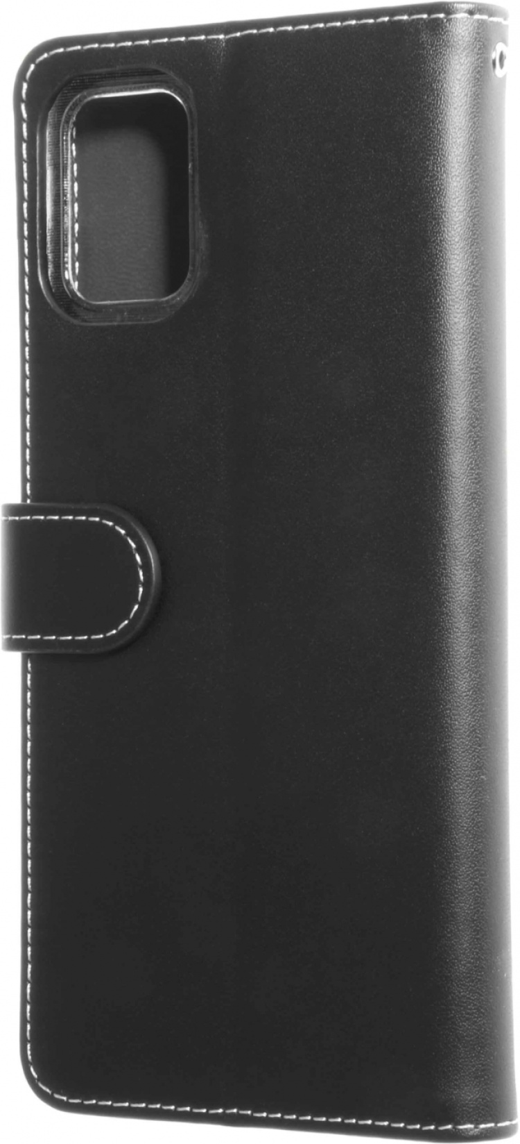 Insmat Exklusivt Flip Case plånboksfodral, Samsung Galaxy A71, svart