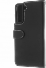 Insmat Exklusivt Flip Case plånboksfodral, Samsung Galaxy S21 FE 5G, svart Insmat Exklusivt Flip Case plånboksfodral, Samsung Galaxy S21 FE 5G, svart