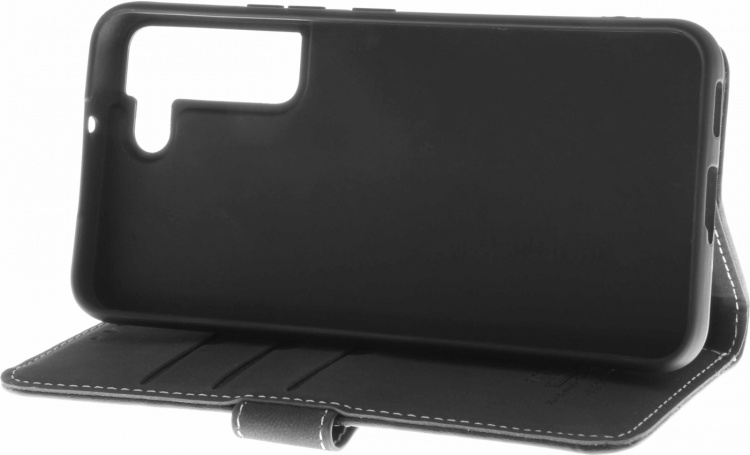 Insmat Exklusivt Flip Case plånboksfodral, Samsung Galaxy S22 5G, svart Insmat Exklusivt Flip Case plånboksfodral, Samsung Galaxy S22 5G, svart