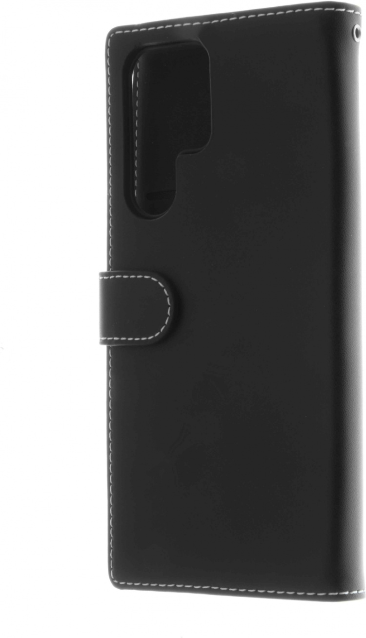 Insmat Exklusivt Flip Case plånboksfodral, Samsung Galaxy S22 Ultra 5G, svart