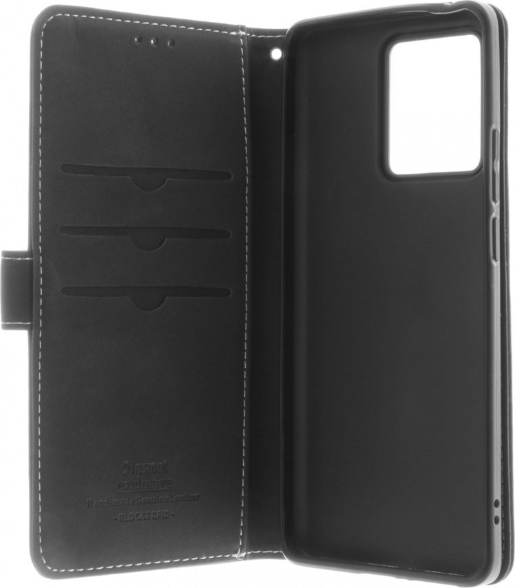 Insmat Flip Case plånboksfodral, Motorola Edge 40 5G, svart