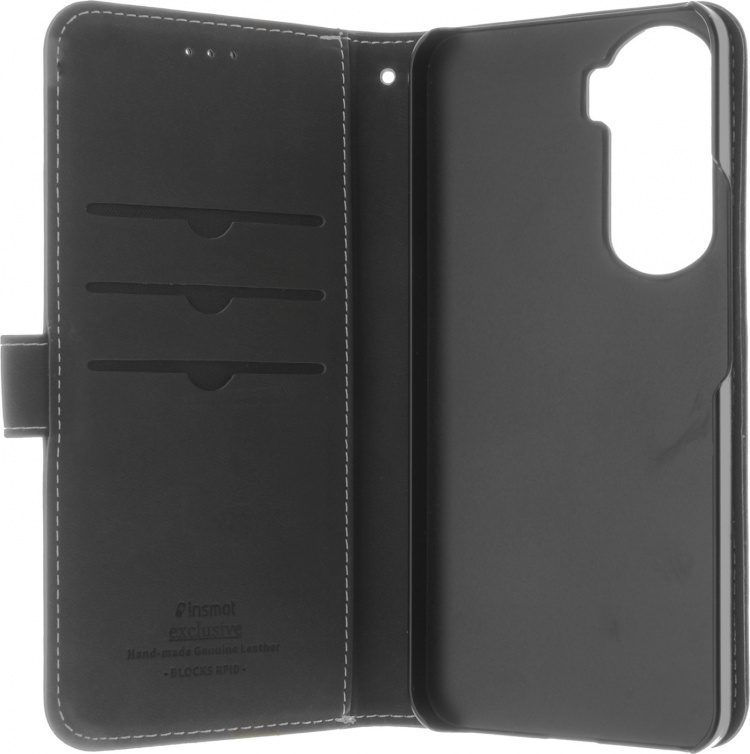 Insmat Flip Case plånboksfodral, Honor 90 Lite, svart