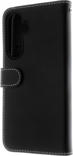 Insmat Exklusivt Flip Case plånboksfodral, Samsung Galaxy S23 FE, svart