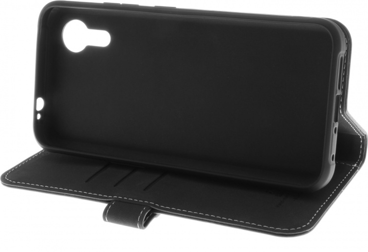 Insmat Exklusivt Flip Case plånboksfodral, Samsung Galaxy XCover7, svart