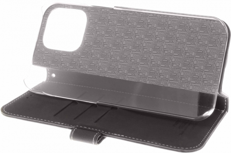 Insmat Exclusive Flip Case Plånboksfodral, iPhone 13 Pro Max, svart