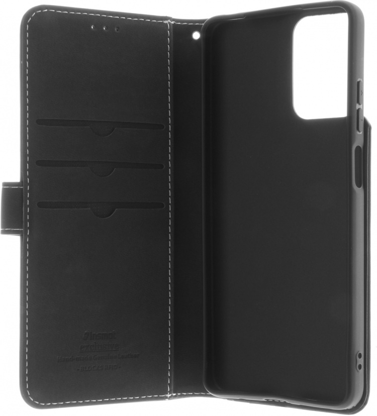 Insmat Exklusivt Flip Case plånboksfodral, Motorola Moto G24 Power, svart Insmat Exklusivt Flip Case plånboksfodral, Motorola Moto G24 Power, svart