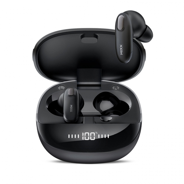 MIXX Hörlurar Mini Charge 2 In-Ear Tws Qi Trådlös Svart MIXX Hörlurar Mini Charge 2 In-Ear Tws Qi Trådlös Svart