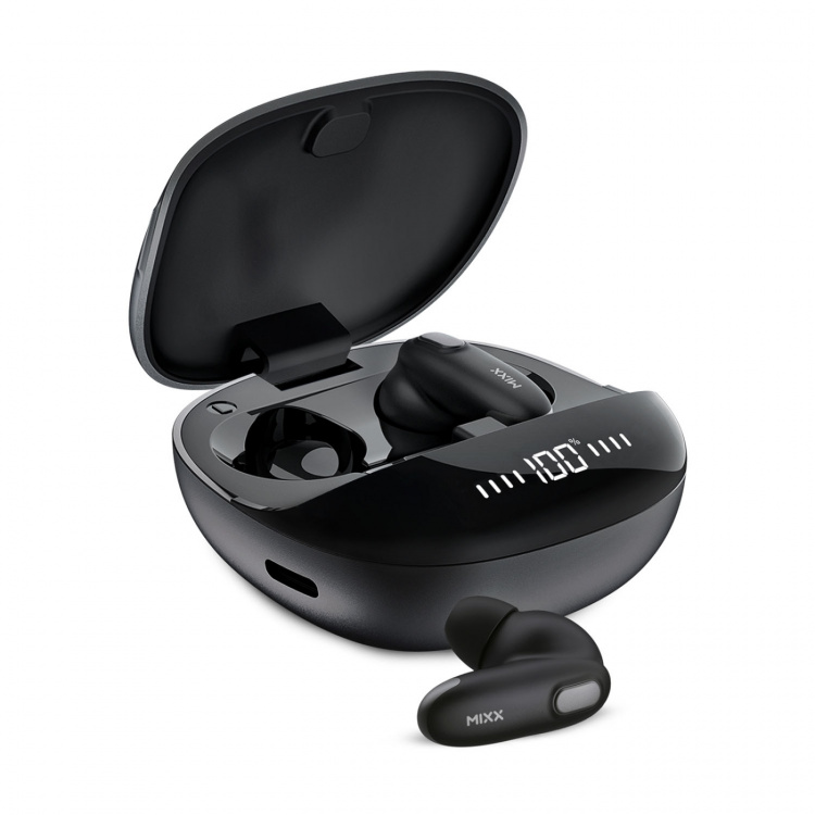 MIXX Hörlurar Mini Charge 2 In-Ear Tws Qi Trådlös Svart MIXX Hörlurar Mini Charge 2 In-Ear Tws Qi Trådlös Svart