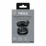 MIXX Hörlurar Mini Charge 2 In-Ear Tws Qi Trådlös Svart MIXX Hörlurar Mini Charge 2 In-Ear Tws Qi Trådlös Svart
