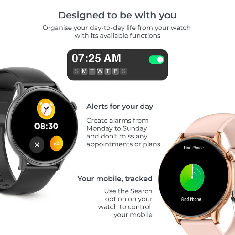 KSIX Smartklocka Core 2 AMOLED - Rosa KSIX Smartklocka Core 2 AMOLED - Rosa