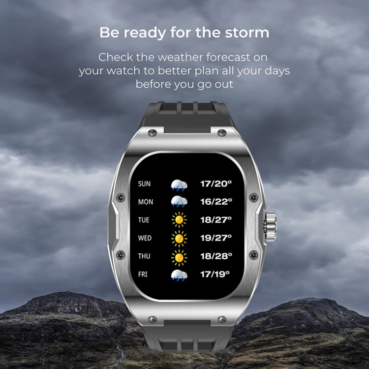 KSIX Smartklocka Hero AMOLED - Svart KSIX Smartklocka Hero AMOLED - Svart