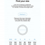 KSIX Smart Ring Saturn Svart - M