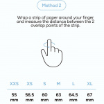 KSIX Smart Ring Saturn Svart - XL