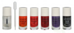 Nailmatic Nail Polish Set 52.5 ml Red - 5x Nail Polish 8ml/5x Pre-Filled Mxing Base/10 Pipettes/5 Labels/1 Booklet With 20 Recipes/5x Mixing Bases 2,5 ml