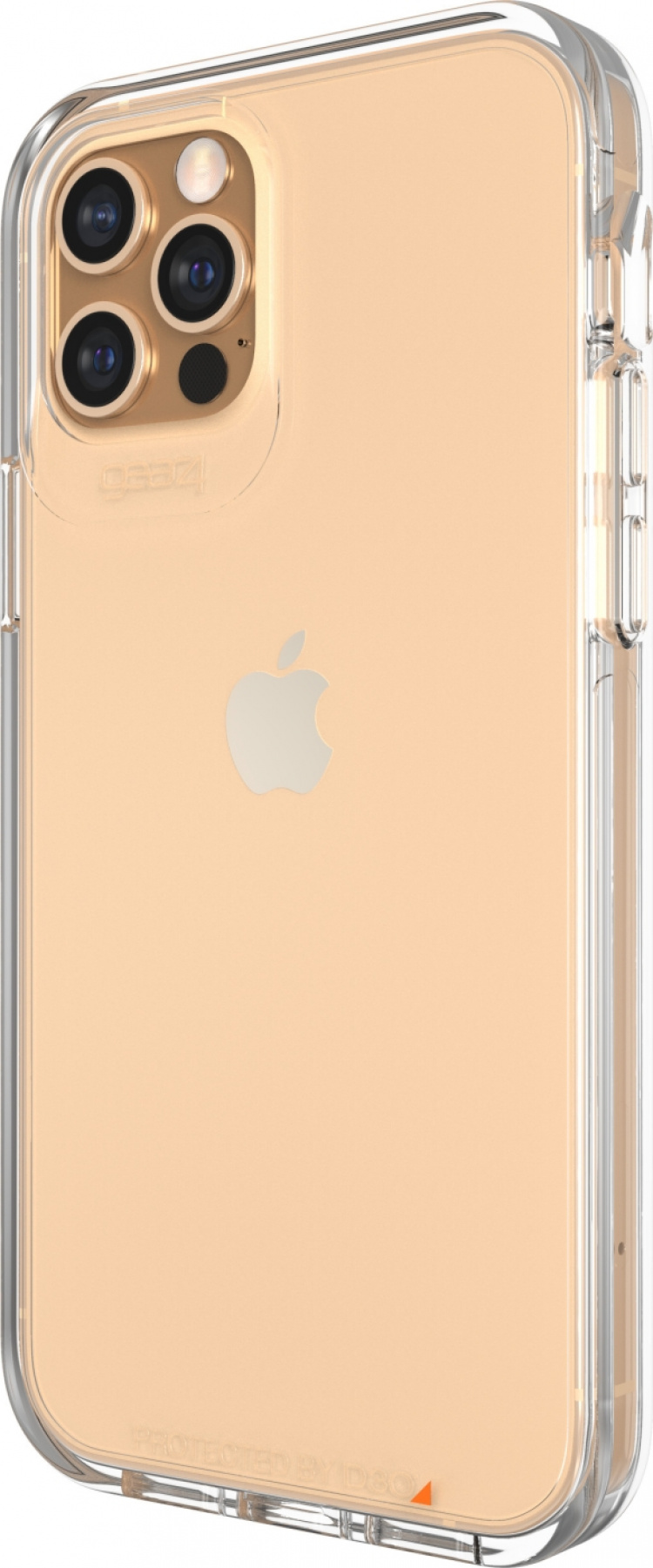 GEAR4 D3O Crystal Palace-fodral, iPhone 12 / 12 Pro, transparent