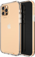 GEAR4 D3O Crystal Palace-fodral, iPhone 12 / 12 Pro, transparent