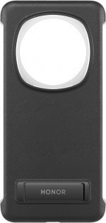 Honor Magic6 Pro skyddsfodral med stativ, svart Honor Magic6 Pro skyddsfodral med stativ, svart