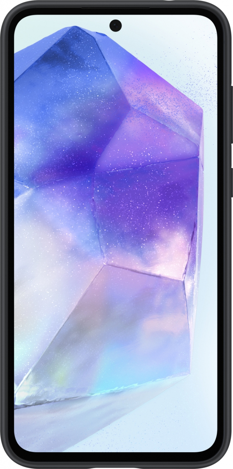 Samsung Galaxy A55 Silikonfodral, svart Samsung Galaxy A55 Silikonfodral, svart