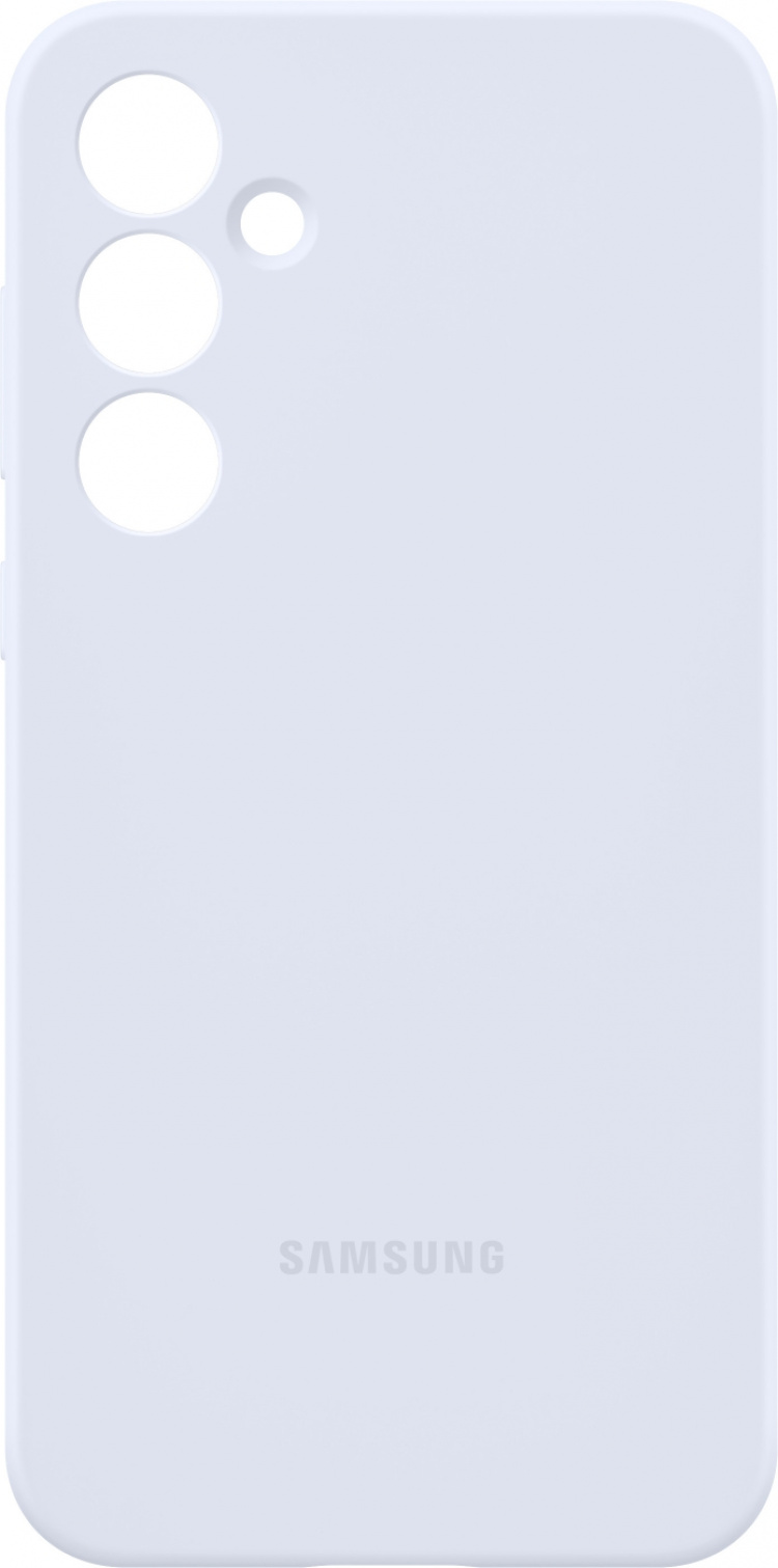 Samsung Galaxy A55 Silikonfodral, ljusblå Samsung Galaxy A55 Silikonfodral, ljusblå