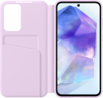 Samsung Galaxy A55 Smart View plånboksfodral, lavendel