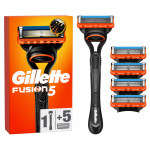 Gillette Fusion5 rakhyvel för män - Orange/Svart Gillette Fusion5 rakhyvel för män - Orange/Svart