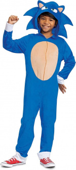 Disguise Sonic Movie Classic Kostym (128 cm)