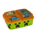 MINECRAFT Stor - Sandwichlåda med flera fack - MINECRAFT (088808735-40420)