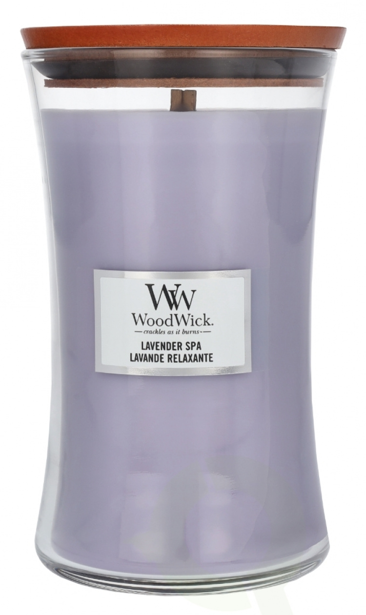 WoodWick Lavender Spa Large Hourglass Candle 0