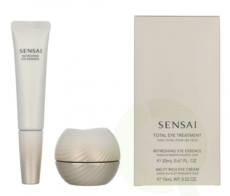 Sensai Total Eye Treatment Giftset 35 ml Refreshing Eye Essence 20ml/Melty Rich Eye Cream 15ml