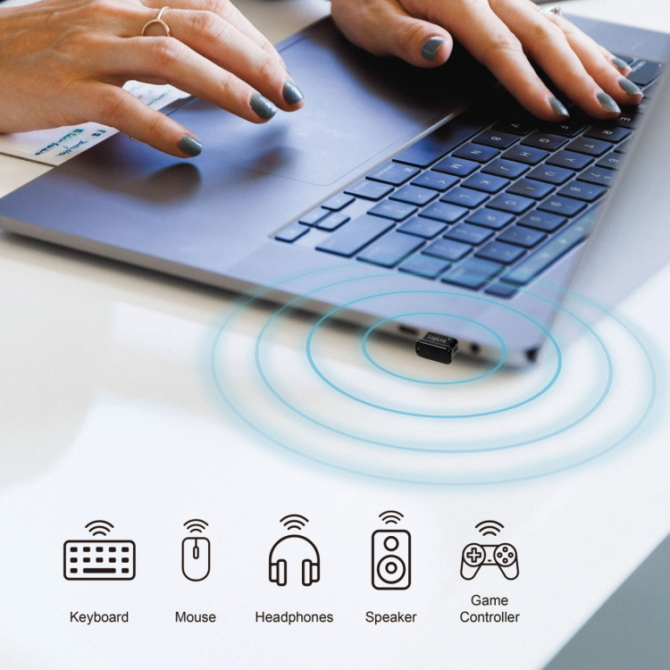 LogiLink USB-adapter Bluetooth 5.3 20m