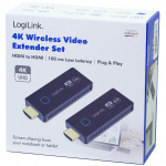 LogiLink Trådlös HDMI-överföring HDMI till HDMI-kit 1till1 4K@60Hz LogiLink Trådlös HDMI-överföring HDMI till HDMI-kit 1till1 4K@60Hz