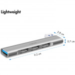 LogiLink Ultraslim 4-port USB-A hub 1 x USB-A3.0, 3 x USB-A2.0