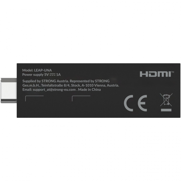 Strong TV-sticka 2K Wifi Android LEAP-UNA Svart