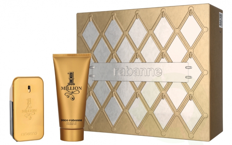 Paco Rabanne 1 Million Giftset 150 ml Edt Spray 50ml/Shower Gel 100ml