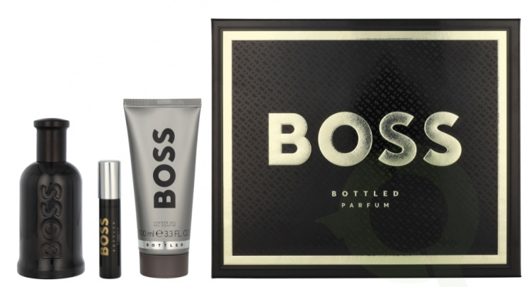 Hugo Boss Bottled Giftset 210 ml Edp Spray 100ml/ Edp Spray 10ml/Shower Gel 100ml