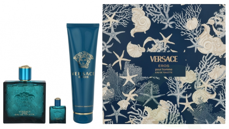 Versace Eros Energy Giftset 255 ml Edt Spray 100ml/Bath & Shower Gel 150ml/Edt 5ml