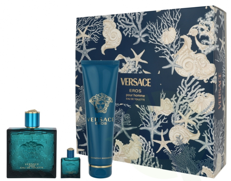 Versace Eros Energy Giftset 255 ml Edt Spray 100ml/Bath & Shower Gel 150ml/Edt 5ml