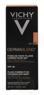 Vichy Dermablend Corrective Foundation 16Hr SPF35 30 ml #45 Gold- All Skin Types