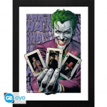 DC Comics Inramat fototryck The Joker Haha Cards (30x40) x2