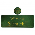 Fanatik Silent Hill XL-set med skrivbordsunderlägg och underlägg