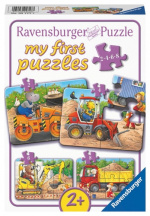 Ravensburger Djur på byggarbetsplatsen - 2/4/6/8p (10105717)