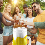 Mad Monkey Uppblåsbar ölhink - 15 liter